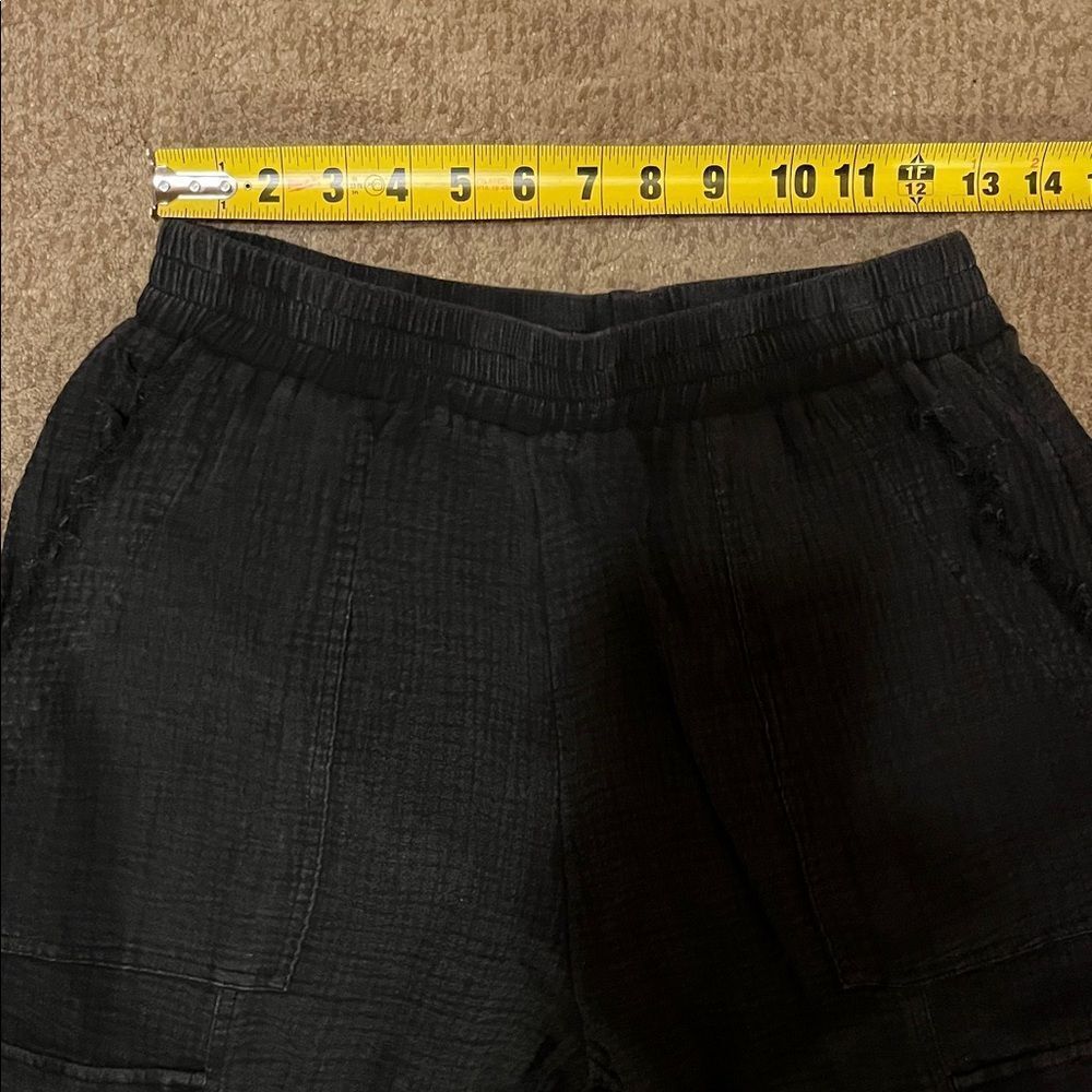 Umgee Black Cargo Pants for Women - Picture 9 of 11